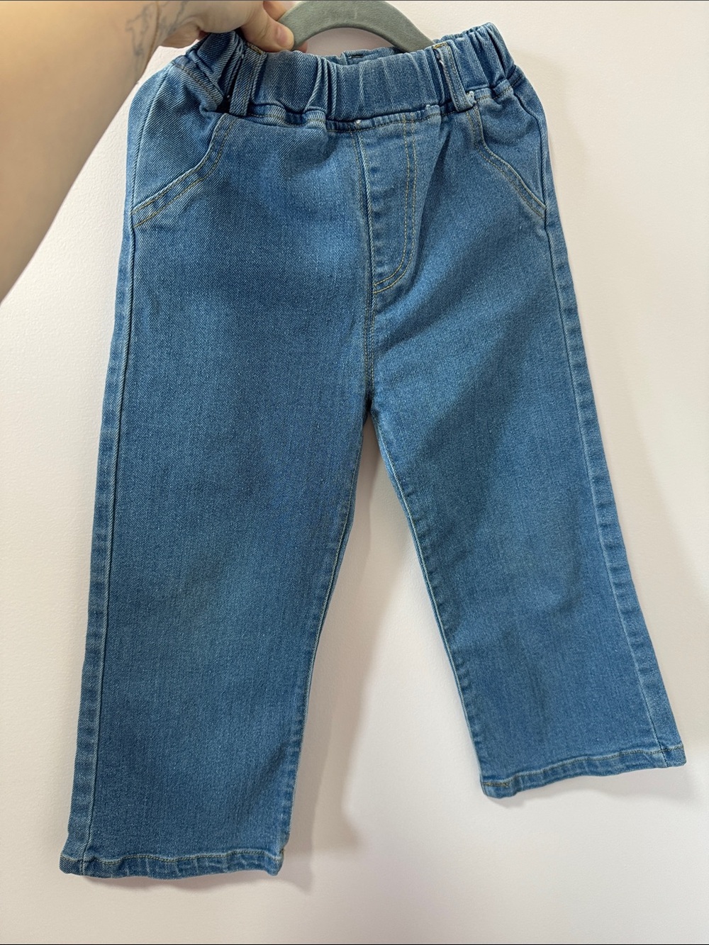 Vogue Kids Blue Elastic Waist Jeans